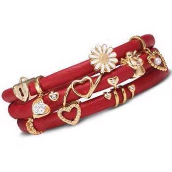 LOVE bracelet with gold plated charms from Christina Jewellery & Watches